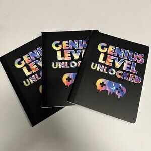 Top Flight 80 Sheets Gamer Drip Wide Ruled Composition Notebook (Pack of 3)